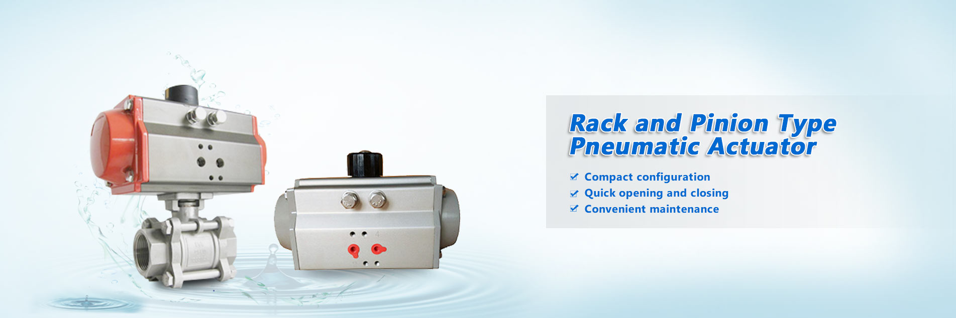 Pneumatic valves, pneumatic actuator