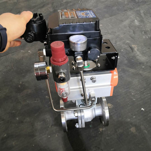 pneumatic flanged ball valves PN6