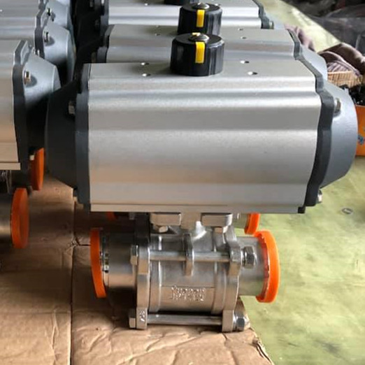 pneumatic welding ball valves 3PC