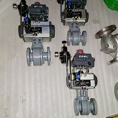 Pneumatic ball valves A105