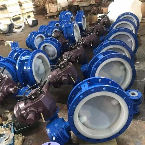 electric butterfly valves with seat PFA liner