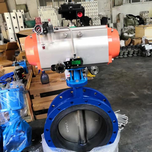 pneumatic concentric type butterfly valve 