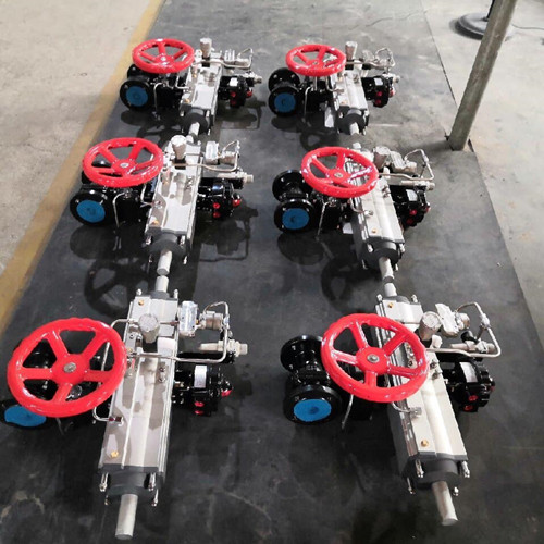 three position pneumatic actuated ball valves