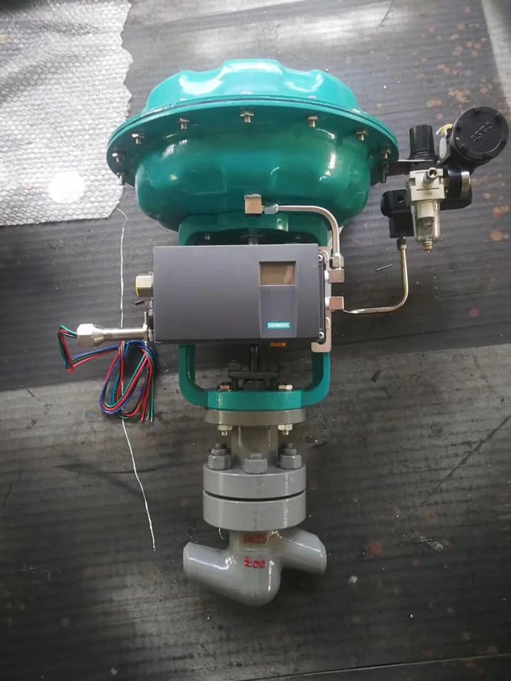 la válvula de control de alta presión con actuador neumatic