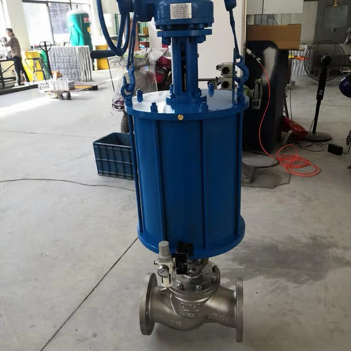 Pneumatic straight globe valve 304