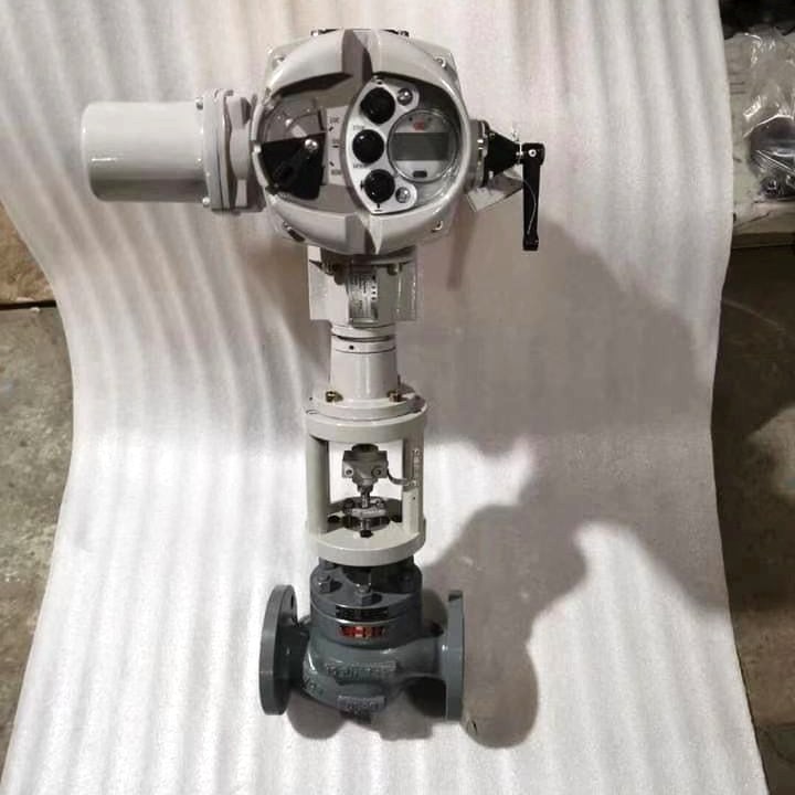 Electric control valve, DN50, PN16, single seated pattern