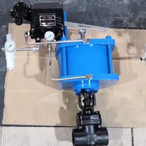 pneumatic globe valve, modulating type,body A105,  