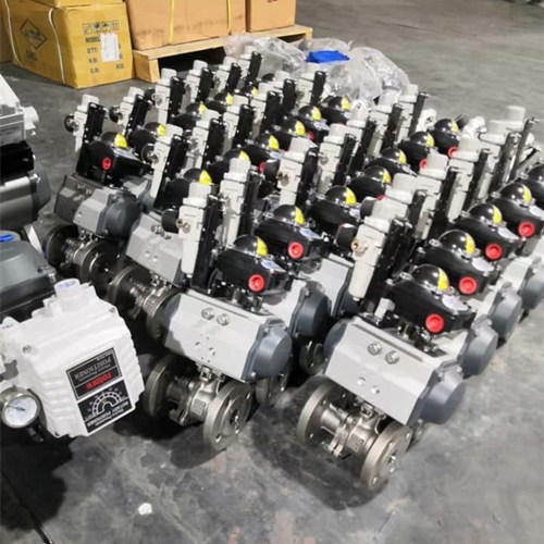 pneumatic operated ball valves PN16