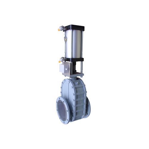 Pneumatic Ceramic lined parallel double disc gate valve