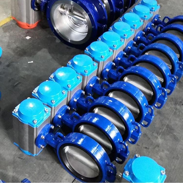  pneumatic control butterfly valves, wafer type, body GGG40