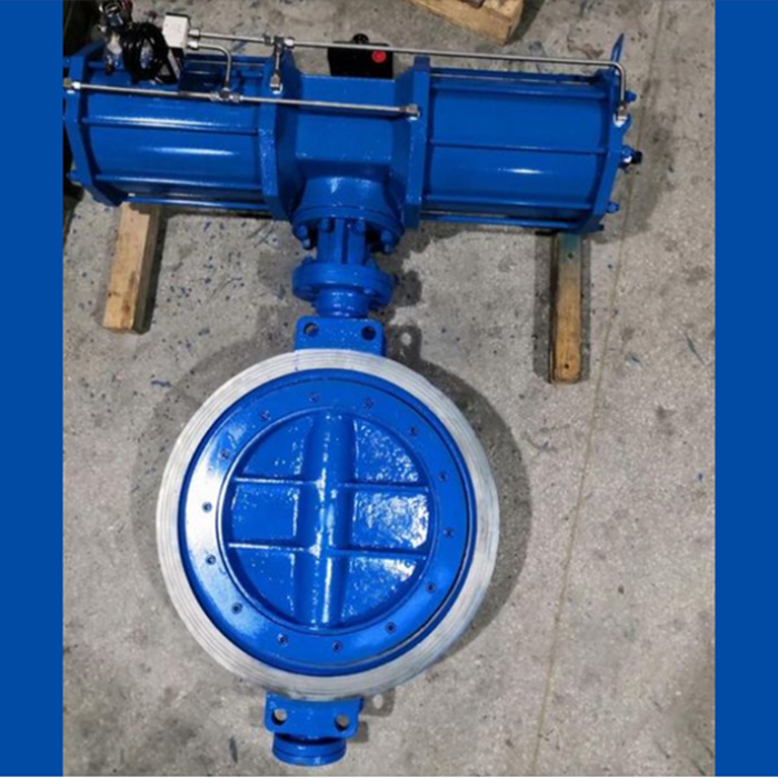 pneumatic butterfly valves, triple eccentric, wafer end, API 609 