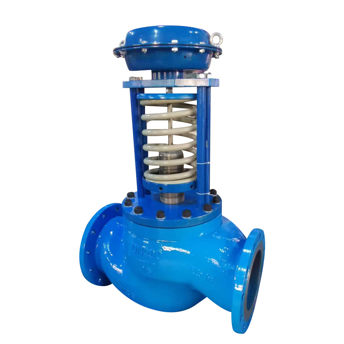 Pressure regulating valve for flow capacity 